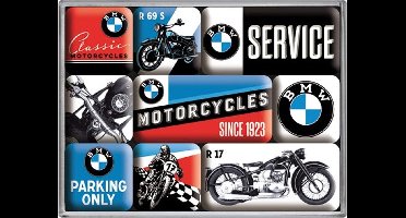 Nostalgic Art Magneet Set BMW Motor Service