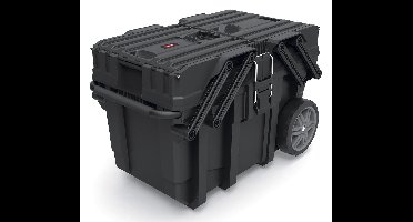 Keter Cantilever Mobile Gereedschapskoffer Job Box - 37,3x64,4x41cm - Zwart