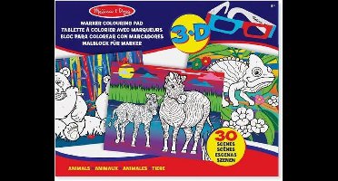 Kleurboek met 3D effect