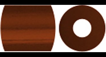 Foto kralen, afm 5x5 mm, gatgrootte 2,5 mm , chocolate (27), 1100 stuk