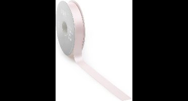 Satijn lint 10 mm roze op rol van 25 meter
