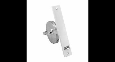 Selve Bandopwinder inbouw, 12 mtr, dekplaat 249x54 mm, kleur wit