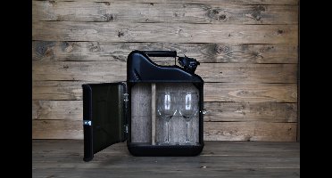 Wijn Giftset - Zwart - Luxe Cadeaupakket - Compleet Wijncadeau