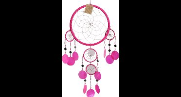 Dromenvanger spiegel-schelp 22 CM - Roze