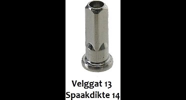 Alpina Spaakverloopnippel 14 velggat 13