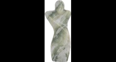 Present Time - Beeld Man Abstract - Himalayan green