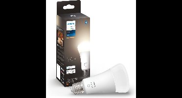Philips Hue Slimme Verlichting Standaard Lichtbron E27 - zachtwit licht - 15,5W - Bluetooth - 1 stuk