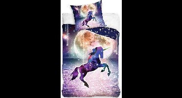 Dreamee Unicorn Dekbedovertrek Moondancing 140 x 200 cm