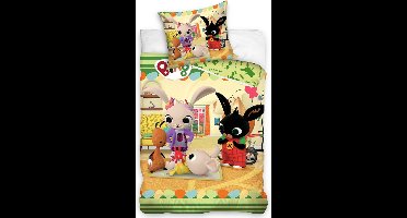Bing Dekbedovertrek Play Sula & Flop 140 x 200 cm