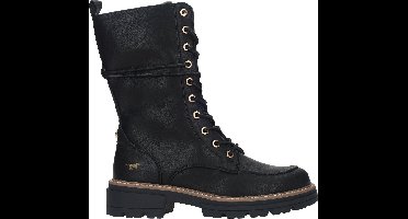 Mustang dames veterboot - Zwart - Maat 39