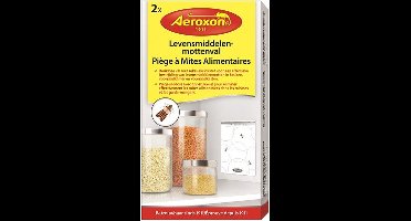 Aeroxon – Voedselmottenval – Voedselmot – Voedselmotten – Feromoonval - Meelmotten bestrijden - Anti motten - 2 stuks