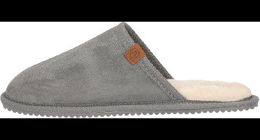 Apollo Dames Suede Sloffen Grijs 41/42 Instapsloffen