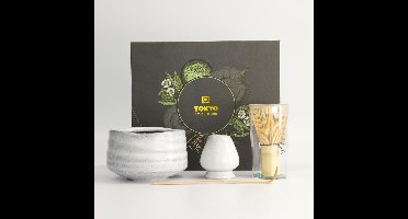 Tokyo Design Studio – Matcha Cadeau Set – Grijs – 4-delig – 11x8cm
