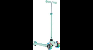 Kinderstep - Globber Primo Plus - Lichtgroen/Mint - Vanaf 3 Jaar - Lichtgevende Wielen - T-bar In Hoogte Verstelbaar