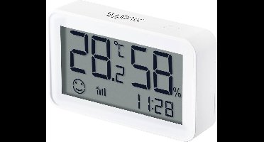 Sygonix SY-4904438 Thermo- en hygrometer met app Wit
