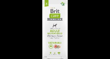 Brit Care Dog Sustainable Adult Medium Breed Kip - Hondenvoer - 12 kg