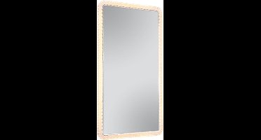 LED Badkamerspiegel - Torna Aluna - Rechthoek - IP44 - Touch Schakelaar - 18W - Aanpasbare Kleur - Spiegelglas