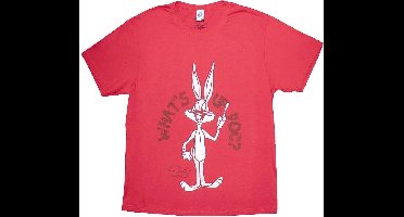 Looney Tunes - What's Up, Doc? Heren T-shirt - 2XL - Rood