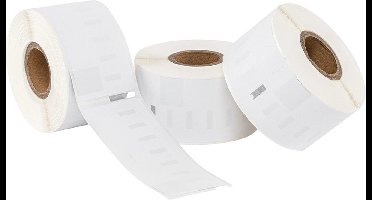 Label Tape Geschikt voor Dymo 99014 - Wit | 101 x 54 mm | 220 labels per Rol - S0722430 - 3 stuks - Verzendetiketten - Adresetiketten - Naambadge Etiketten - Geschikt voor: Dymo LW 310 320 330 400 400-turbo 400 Duo-450 450