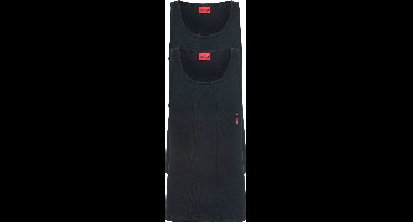 Hugo Boss Stretch Tanktops Slim Fit (2-Pack) - Heren Singlets - Zwart - Maat S