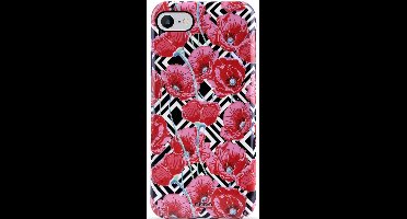 Glam hoesje klaprozen voor Apple iPhone 7 8 SE 2020