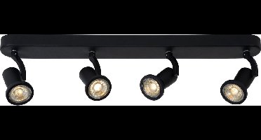 Lucide JASTER-LED - Plafondspot (Plafondlamp) - LED - GU10 - 4x5W 2700K - Zwart