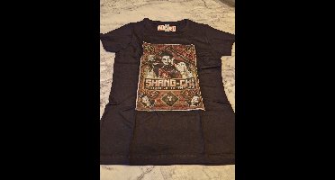 T-Shirt - Marvel - Shang-Chi - Zwart - Mt 152