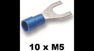 Cimco vorkkabelschoen geisoleerd 1,5-2,5mm2 M5 zak 10