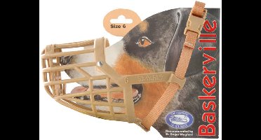 Baskerville Classic Basket Muzzle Lichtbruin - Hondenopvoeding - Nr. 6