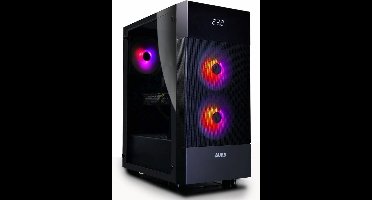 AMD Ryzen 5 6-Core RGB ELITE Game PC met Temperatuur Display - RTX 5060 8GB - 32GB RAM - 1TB M2.0 NVME SSD - WIFI - Gamdias Aura GC5