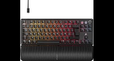 Corsair K70 PRO TKL Tenkeyless Magnetic Mechanical Gaming Keyboard - FR Azerty - Backlit RGB LED - Corsair MGX v2 - Black