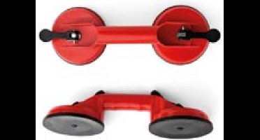 Toolland Tegel-/glasdrager met 2 zuignappen, diameter 115 mm, draagkracht 25-75 kg