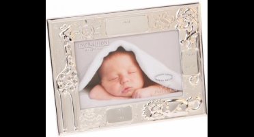 Baby fotolijst zilver geboortekaartje van Celebrations