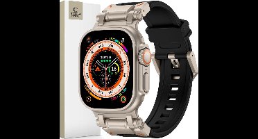 TECH-PROTECT - DELTA - PRO APPLE WATCH - 4 / 5 / 6 / 7 / 8 / 9 / SE / ULTRA - 1 / 2 - (42 / 44 / 45 / 49 - MM) - ZWART/TITANIUM