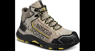 Sparco ALLROAD STONE – S3S veiligheidsschoen tan/geel hoog model met Phylon zool en waterafstotend nubuck - Beige / 40