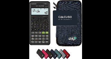 Casio fx-82ES Plus 2nd edition incl. WYNGS Beschermhoes Blauw - Wetenschappelijke Rekenmachine - Basis Pakket