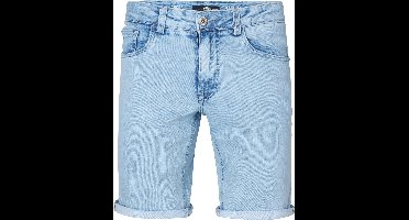Petrol Industries - Heren Bassano Denim Short Tropicana - Blauw - Maat L