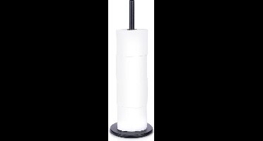 Toiletpapierstandaard Edelstaal Zwart 47 cm - Toiletpapierhouder - Toiletrolhouder