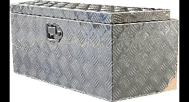 Disselbox aluminium 900x300x350mm kofferslot - Disselbak - Disselkist - Gereedschapskist - Disselkist Aanhangwagen - Novio