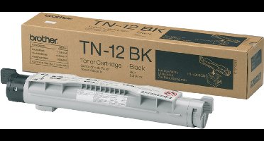 Brother TN-12BK Tonercartridge - Zwart