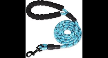 Reflecterende 1,5 Meter Hondenriem Met Comfortabele Gewatteerde Handgreep-Dubbel Zwaar Trekkabel Voor Sterke Honden-Vergroot De Veiligheid En Contr