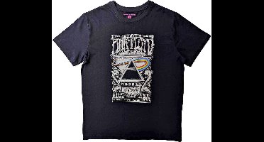Pink Floyd - Carnegie Hall Poster Kinder T-shirt - Kids tm 2 jaar - Zwart