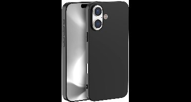 Hoesje voor iphone 16 Plus backcover Shockproof siliconen Swart