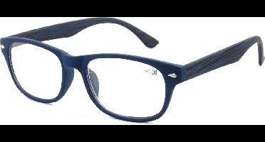 Spectrum Leesbril Blauw/Zwart Vierkant 1.00