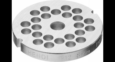HENDI Geperforeerde plaat – roestvast staal – ø8mm – vaatwasserbestendig