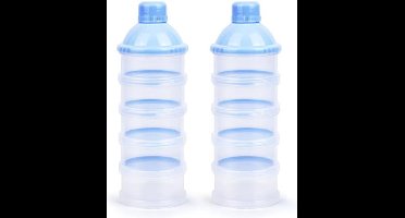 Melkpoeder-portioneerder, 5-laagse melkpoederdispenser, formule-melkpoederhouder - Opslag voor melkpoeder