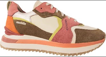 Mephisto Mobils Sneaker Janel Lichen Groen Roze Combi