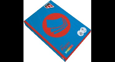 Kopieerpapier quantore colour a4 80gr diepblauw | 5 stuks