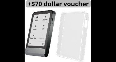 Ledger Flex + $70 Bitcoin Voucher + Beschermhoes Transparant - Hardware Wallet - Wallet voor Bitcoin, Ethereum en vele andere crypto