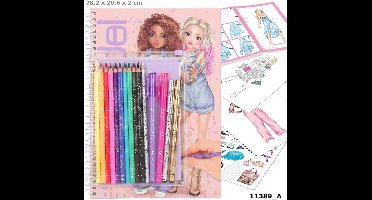 Depesche - TOPModel kleurboek met kleurpotloden